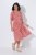 Ulla Popken 846912 Rochie midi imprimată Coral - Rochii midi - Rochii midi la marimi mari