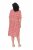 Ulla Popken 846912 Rochie midi imprimată Coral - Rochii midi - Rochii midi la marimi mari