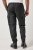 JP1880 847064 Pantaloni cargo din piele nappa de miel Neagră - Pantaloni din piele pentru bărbați în mărimi mari - Pantaloni din piele marimi mari