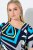 Ulla Popken 847324 Rochie midi imprimată Bleumarin - Rochii midi - Rochii midi la marimi mari