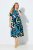 Ulla Popken 847324 Rochie midi imprimată Bleumarin - Rochii midi - Rochii midi la marimi mari