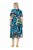 Ulla Popken 847324 Rochie midi imprimată Bleumarin - Rochii midi - Rochii midi la marimi mari