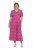 Ulla Popken 847409 Rochie maxi imprimată Roșu fructe de pădure - Rochii maxi - Rochii maxi marimi mari