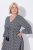 Ulla Popken 847798 Rochie midi în formă de A cu decolteu în V Neagră - Rochii midi - Rochii midi la marimi mari