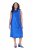 Ulla Popken 847862 Rochie din satin Albastru regal - Rochii de vară - Rochii de vară marimi mari