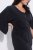 Ulla Popken 847909 Rochie midi cu flori Neagră - Rochii midi - Rochii midi la marimi mari