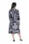 Ulla Popken 847972 Rochie tricotată cu flori Alb - Rochii tricotate - 
