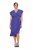 Ulla Popken 848120 Rochie cu volane Lila - Rochii de seară - Rochii de seară marimi mari