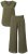 Ulla Popken 848131 Pijama cu dantelă Verde măsliniu - Pijamale/Haine de casă - 