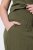 Ulla Popken 848131 Pijama cu dantelă Verde măsliniu - Pijamale/Haine de casă - 