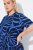 Ulla Popken 848162 Rochie midi imprimată Bleumarin - Rochii midi - Rochii midi la marimi mari
