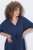Ulla Popken 848224 Rochie midi cu șnur Bleumarin - Rochii midi - Rochii midi la marimi mari
