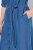 Ulla Popken 848491 Rochie tip cămașă Albastru denim - Rochii midi - Rochii midi la marimi mari