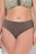 Ulla Popken 848826 Chiloți tanga cu imprimeu animal set de 3 Taupe - Chiloți - 