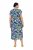 Ulla Popken 848980 Rochie tip cămașă cu flori Lila - Rochii midi - Rochii midi la marimi mari