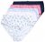 Ulla Popken 849098 Chiloți cu flori set de 5 Albastru deschis - Chiloți - 
