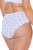 Ulla Popken 849098 Chiloți cu flori set de 5 Albastru deschis - Chiloți - 