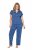 Ulla Popken 849144 Pijama cu imprimeu animal Bleumarin - Pijamale/Haine de casă - 