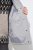 Ulla Popken 849221 Vestă matlasată cu guler striat Gri - Veste - 