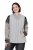 Ulla Popken 849221 Vestă matlasată cu guler striat Gri - Veste - 