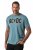 JP1880 849790 AC/DC Classic Logo Tricou Albastru turcoaz - Tricouri cu trupe - Tricouri cu formații rock