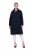 Ulla Popken 849803 Palton elastic cu guler înalt Bleumarin - Paltoane - Paltoane pentru femei la marimi mari