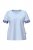 Ulla Popken 849850 Pijama în carouri Albastru deschis - Pijamale/Haine de casă - 