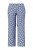 Ulla Popken 849850 Pijama în carouri Albastru deschis - Pijamale/Haine de casă - 