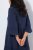 Ulla Popken 849856 Rochie cu volane Bleumarin - Rochii midi - Rochii midi la marimi mari