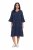 Ulla Popken 849856 Rochie cu volane Bleumarin - Rochii midi - Rochii midi la marimi mari