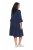Ulla Popken 849856 Rochie cu volane Bleumarin - Rochii midi - Rochii midi la marimi mari