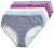 Ulla Popken 850077 Chiloți cu model set de 5 Albastru deschis - Chiloți - 