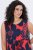 Ulla Popken 850175 Rochie din jerseu imprimată Coral - Rochii din jerseu - 