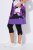 Ulla Popken 850175 Rochie din jerseu fără mâneci cu buzunare Lila - Rochii din jerseu - 