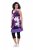 Ulla Popken 850175 Rochie din jerseu fără mâneci cu buzunare Lila - Rochii din jerseu - 