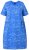 Ulla Popken 850204 Rochie tip tricou imprimată cu volane Albastru - Rochii din jerseu - 