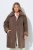 Ulla Popken 850251 Palton teddy Maro deschis - Paltoane - Paltoane pentru femei la marimi mari