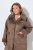 Ulla Popken 850251 Palton teddy Maro deschis - Paltoane - Paltoane pentru femei la marimi mari