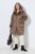 Ulla Popken 850251 Palton teddy Maro deschis - Paltoane - Paltoane pentru femei la marimi mari