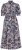 Ulla Popken 850298 Rochie tip cămașă cu flori Bleumarin - Rochii maxi - Rochii maxi marimi mari