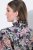 Ulla Popken 850298 Rochie tip cămașă cu flori Bleumarin - Rochii maxi - Rochii maxi marimi mari