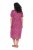 Ulla Popken 850346 Rochie imprimată cu decolteu în V Roz - Rochii midi - Rochii midi la marimi mari