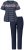 Ulla Popken 850403 Pijama cu flori Bleumarin - Pijamale/Haine de casă - 