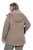 Ulla Popken 850509 Geacă din blană artificială Taupe - Geci - Jachete de damă marimi mari