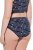 Ulla Popken 850538 Chiloți cu flori din bumbac organic set de 2 Bleumarin - Chiloți - 