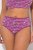 Ulla Popken 850538 Chiloți cu flori din bumbac organic set de 2 Violet - Chiloți - 