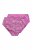 Ulla Popken 850538 Chiloți cu flori din bumbac organic set de 2 Violet - Chiloți - 