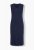 Ulla Popken 850725 Rochie tricotată cu decolteu în V Bleumarin - Rochii tricotate - 