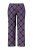 Ulla Popken 850864 Set de pijama din 3 piese în carouri Violet - Pijamale/Haine de casă - 