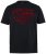 JP1880 851002 Tricou cu imprimeu pe piept Neagră TALL - TALL T-shirts - Tricouri pentru Bărbați Înalți
